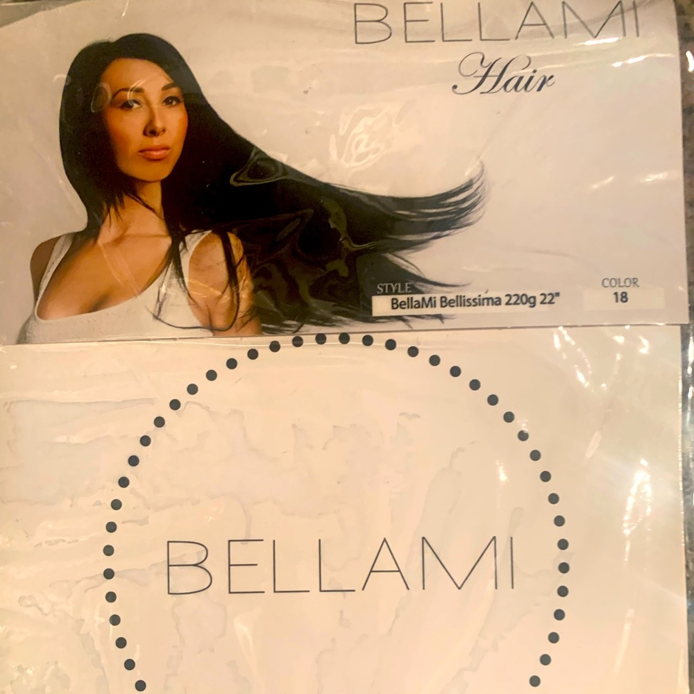 Bellamy FULL SET real hair clip on extensions.